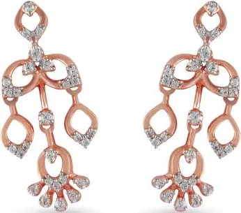 Diamond Chandelier Drop Earrings