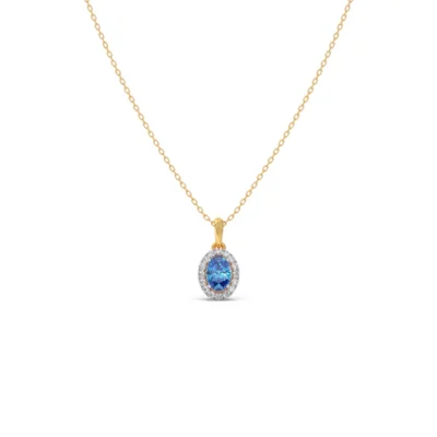 Navaratan Gemstone Pendant Necklace