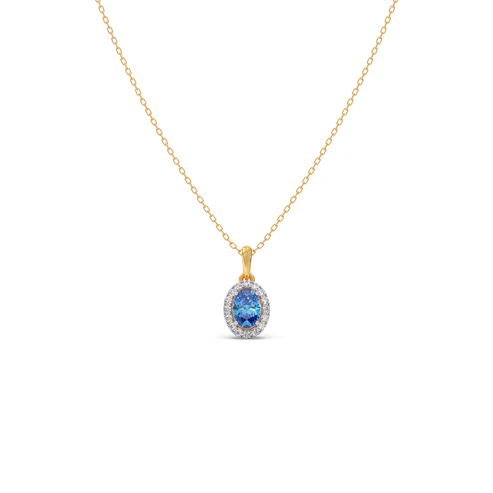 Navaratan Gemstone Pendant Necklace