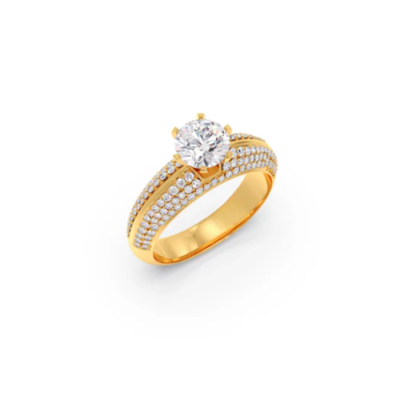 Round Brilliant Solitaire Ring 1ct